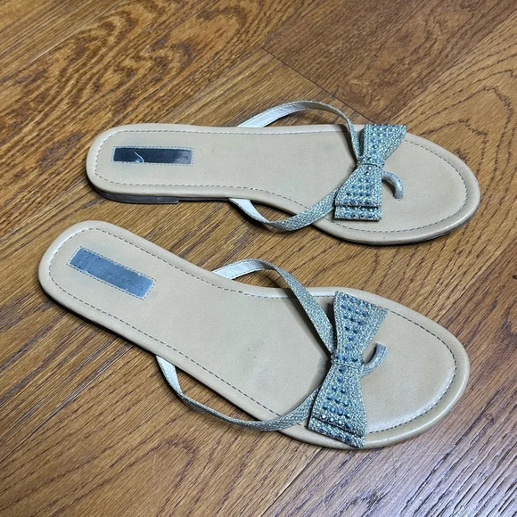 INC International Concepts Women’s Malissa Open Toe Bow Sandals - Picture 4 of 13